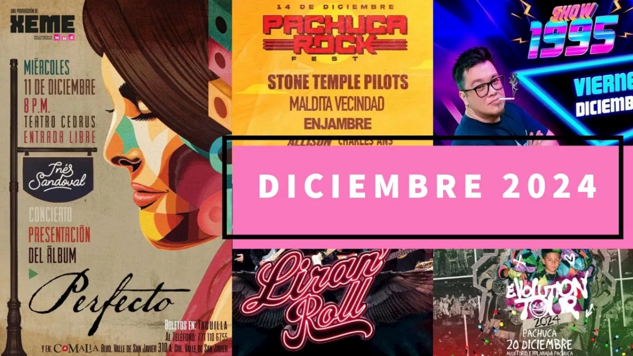 Cartelera diciembre: ¿Qué conciertos y espectáculos hay en Pachuca antes del fin de año?