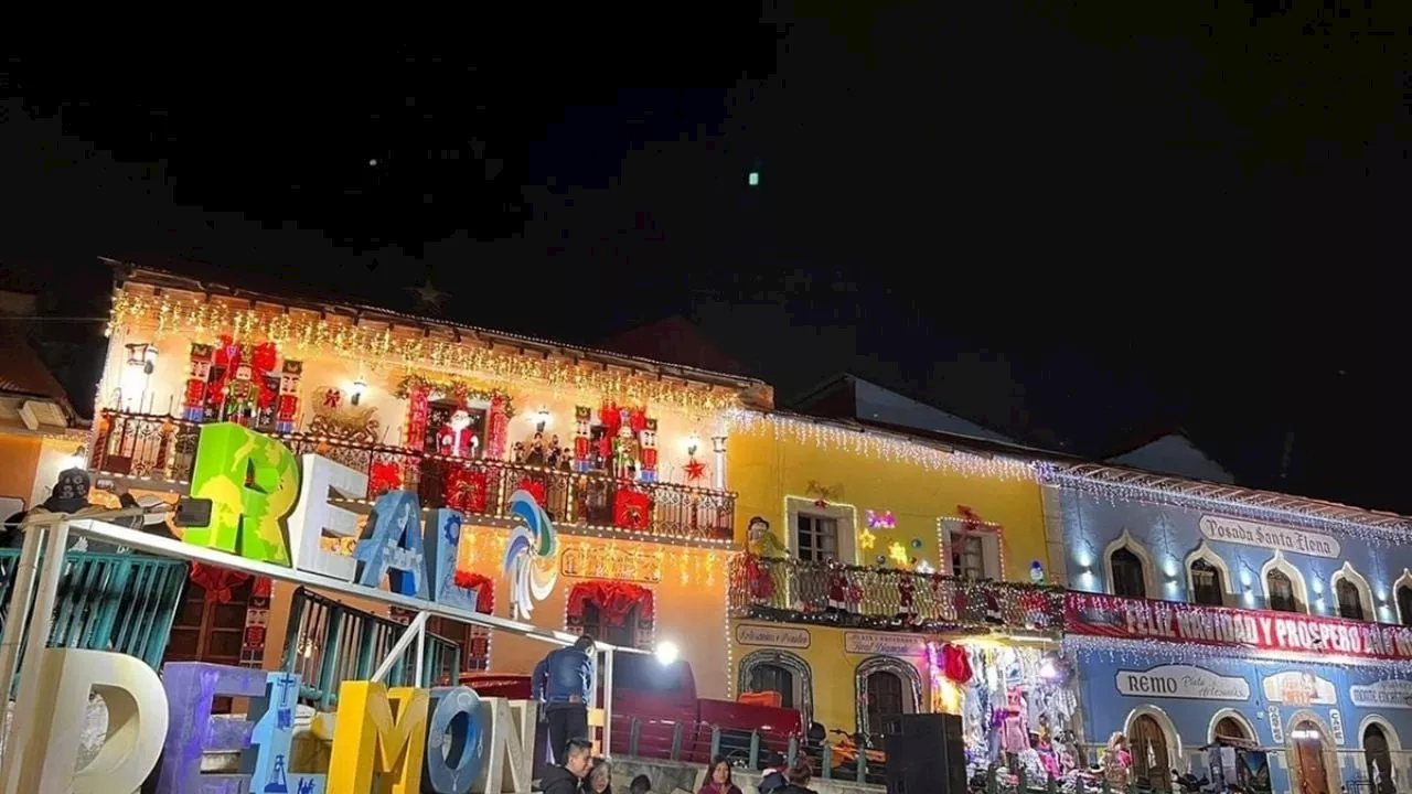 Real del Monte prepara espectacular desfile para encender su mega árbol navideño