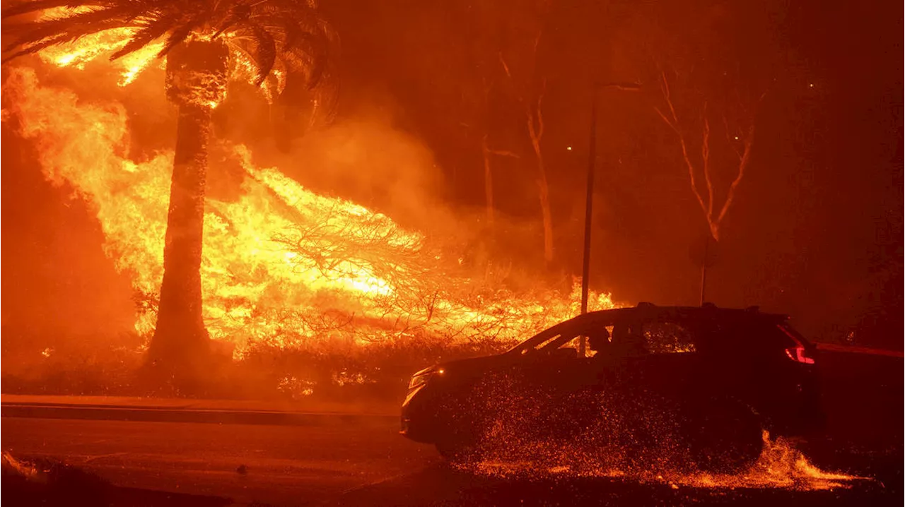 Wind-driven California wildfire sees thousands ordered to evacuate