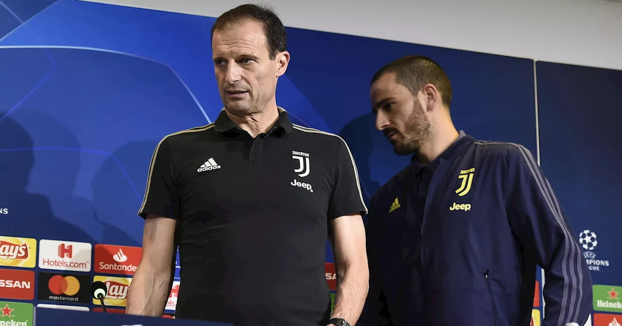 Leonardo Bonucci, la lite furibonda con Max Allegri: &#034;Ci hanno divisi&#034;. Cosa è successo