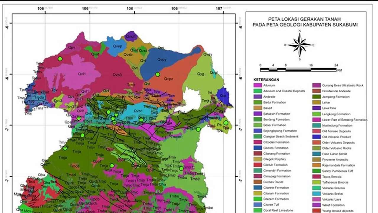 12 Daerah di Kabupaten Sukabumi Terjadi Gerakan Tanah, Simak Penjelasan Badan Geologi