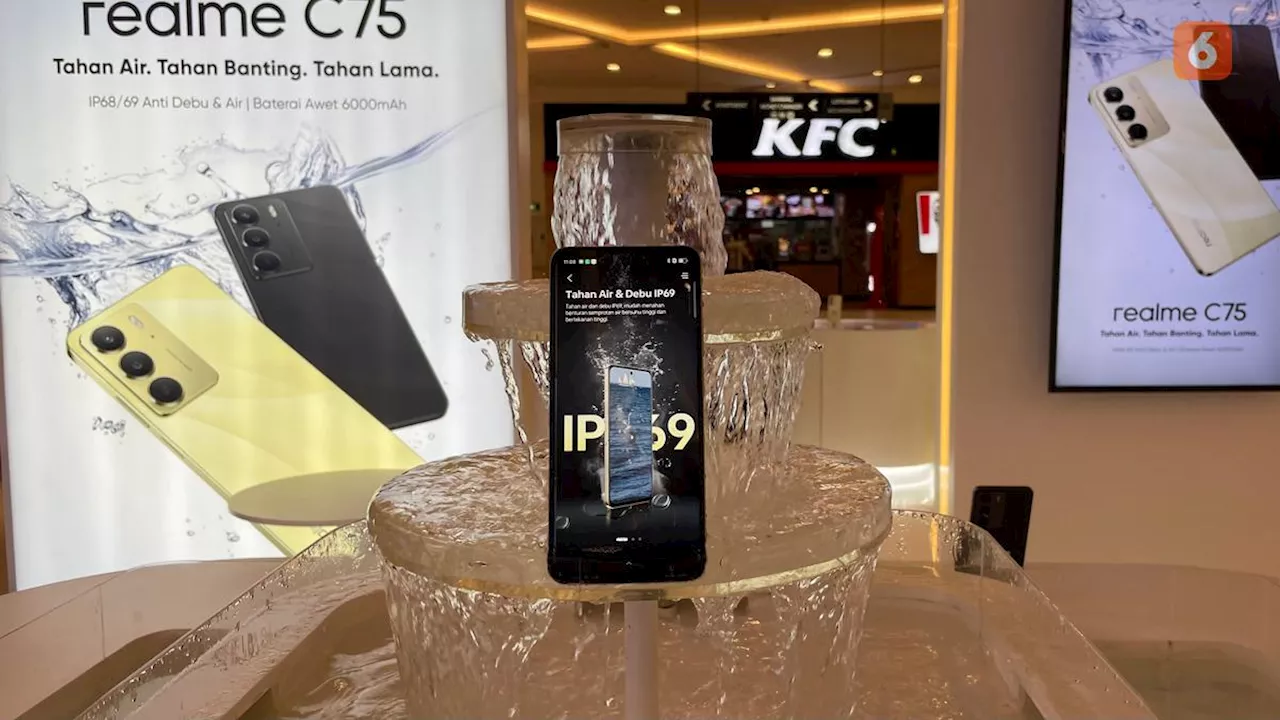 Harga dan Spesifikasi Realme C75, HP Android Terjangkau yang Tahan Air dan Banting