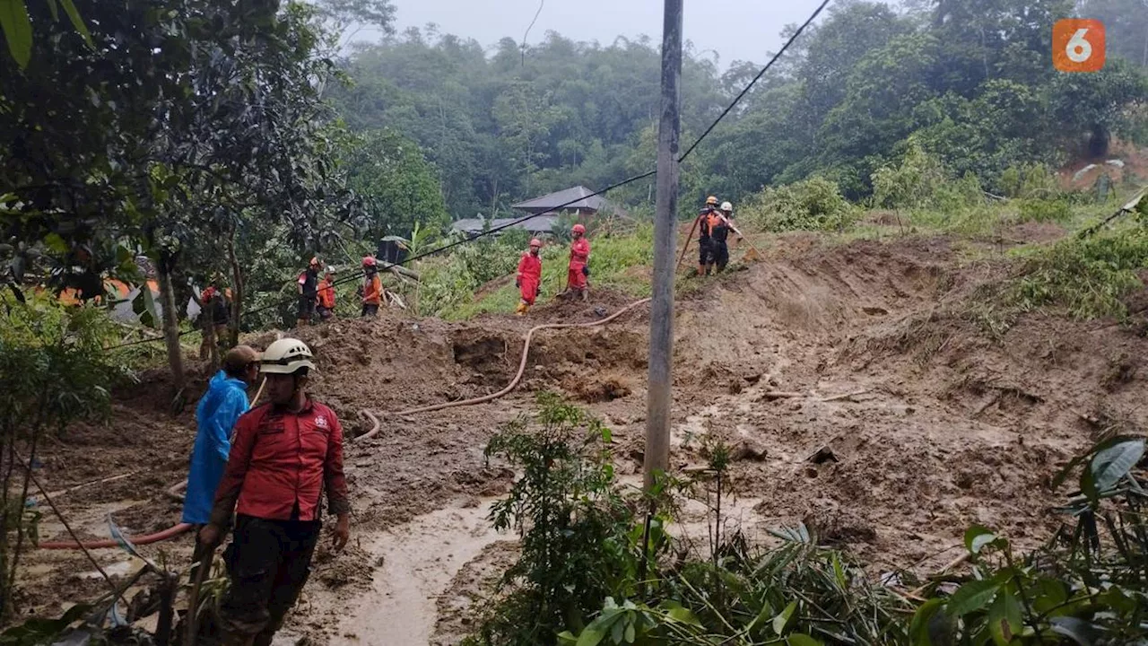 Operasi Pencarian Korban Longsor Sukabumi Resmi Ditutup, 2 Orang yang Belum Ditemukan Dinyatakan Hilang