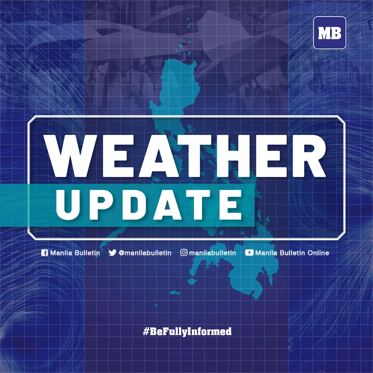 Scattered rains to prevail over Metro Manila, other parts of the Philippines