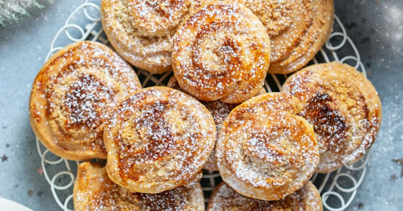 Cinnamon rolls de Noël au pain d'épices