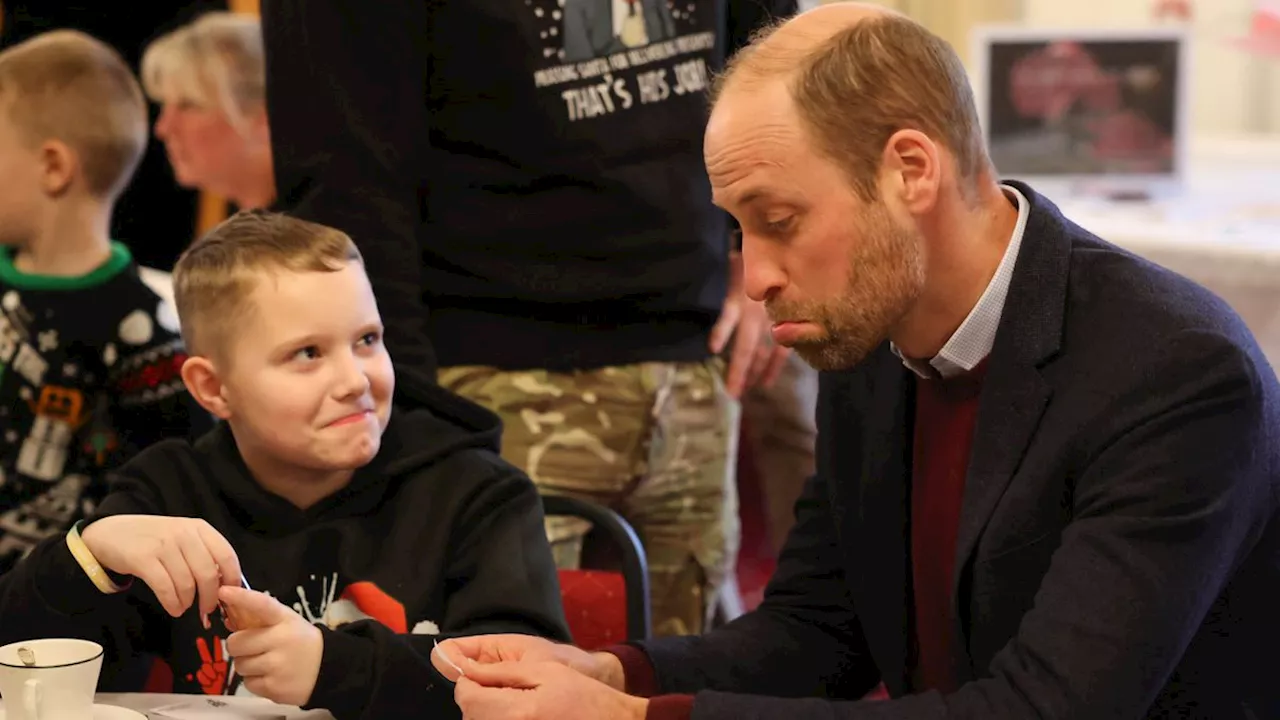 Prince William Declares He Has 'Five Nostrils' in Hilarious Christmas Party Interaction