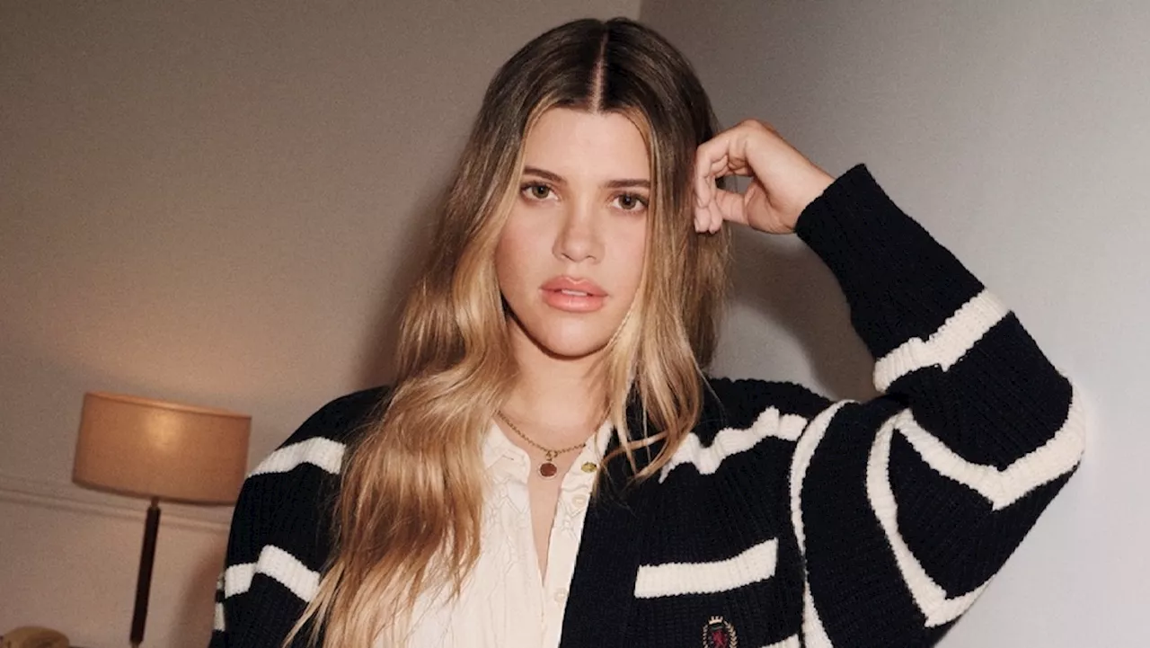 Sofia Richie Grainge Updates Her 'Rich Girl Uniform' With a Preppy Striped Cardigan and $119 Bag