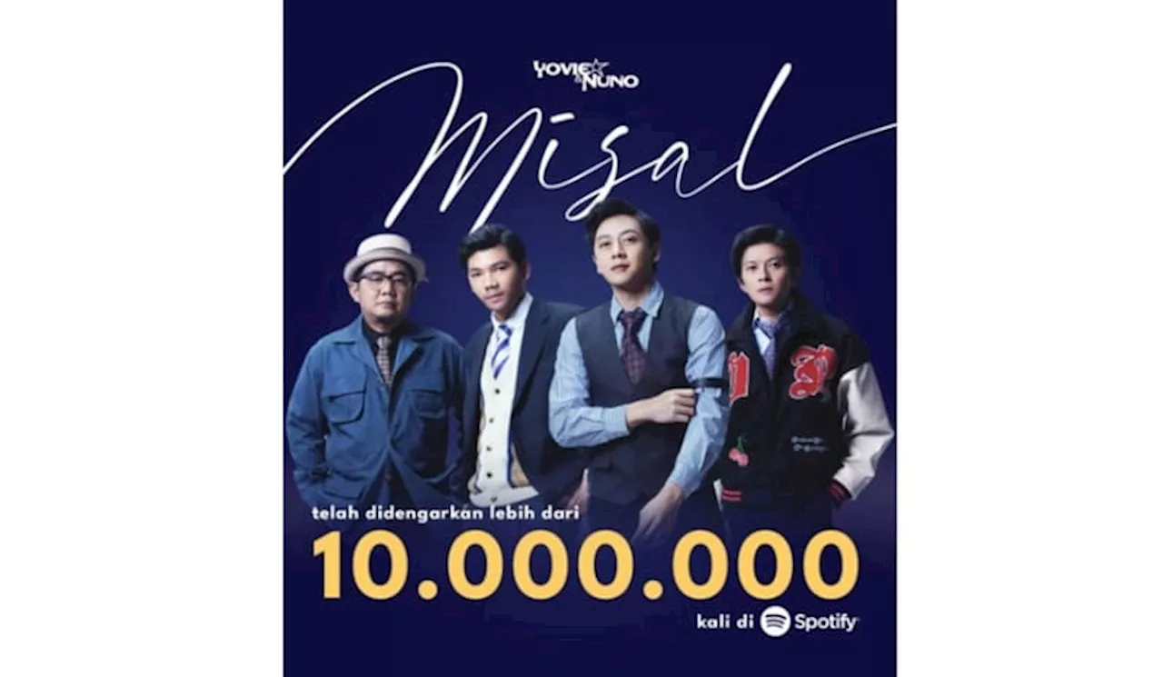 Single Misal Milik Yovie Nuno Tembus 10 Juta Stream di Spotify