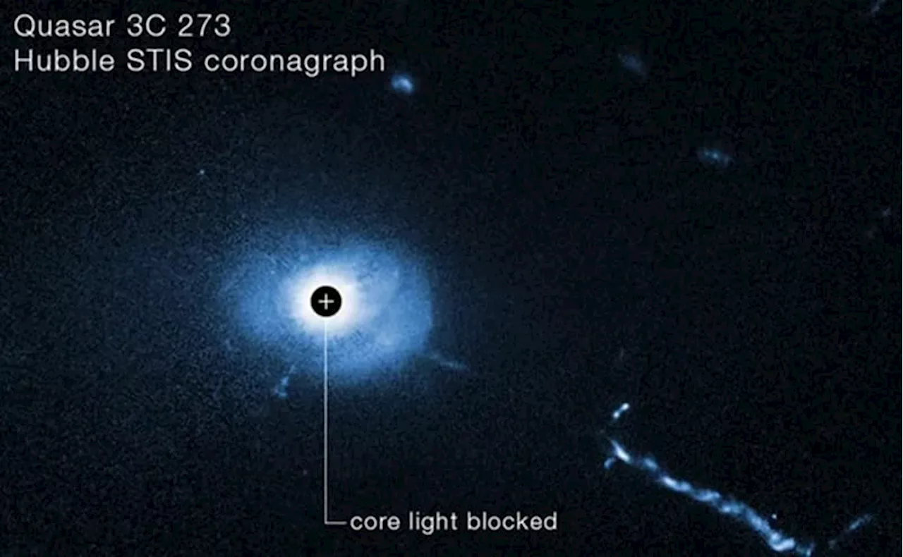 Teleskop Hubble Temukan Fitur Aneh di Sekitar Quasar 3C 273