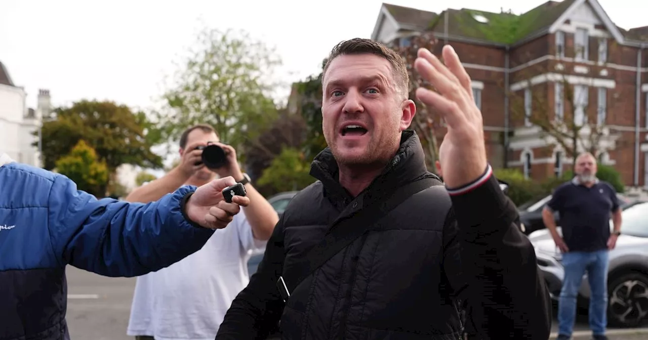 Tommy Robinson told to pay £50k costs after being jailed for contempt of court