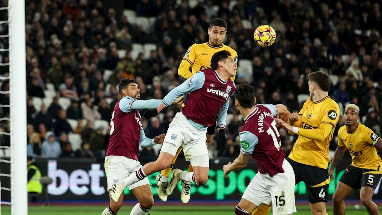 West Ham y Edson Álvarez vencen al Wolverhampton para volver al triunfo en la Premier League