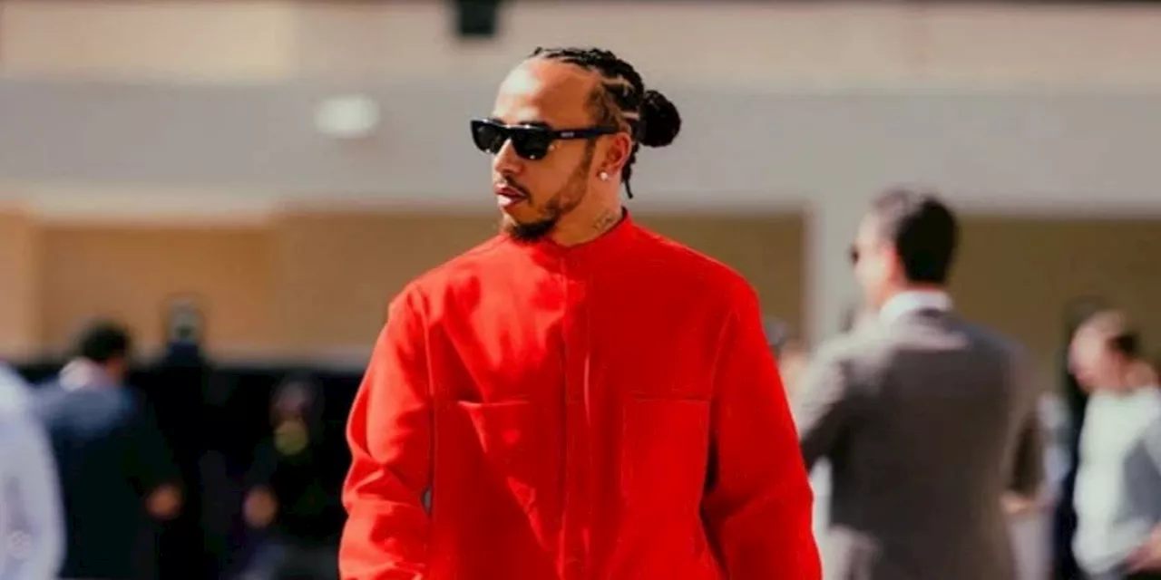 Lewis Hamilton trägt schon Rot: Ferrari freut sich auf den Briten