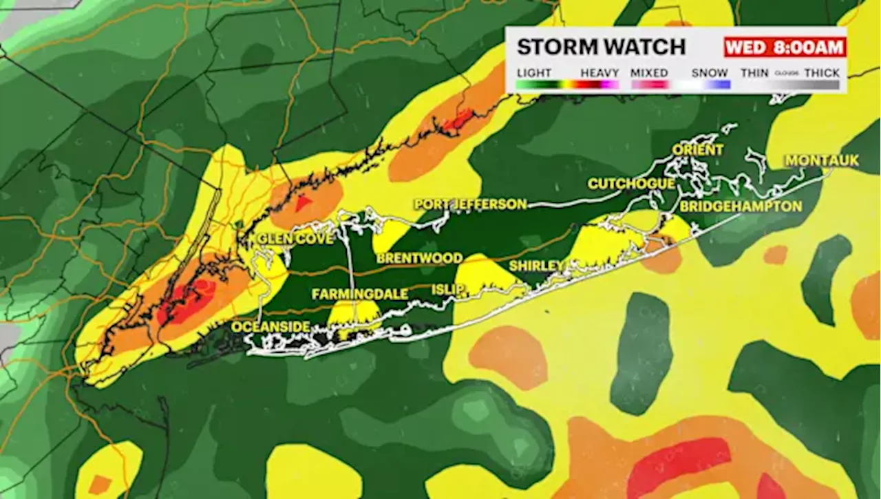 STORM WATCH: Spotty showers and clouds on Long Island; thunderstorm chance ahead