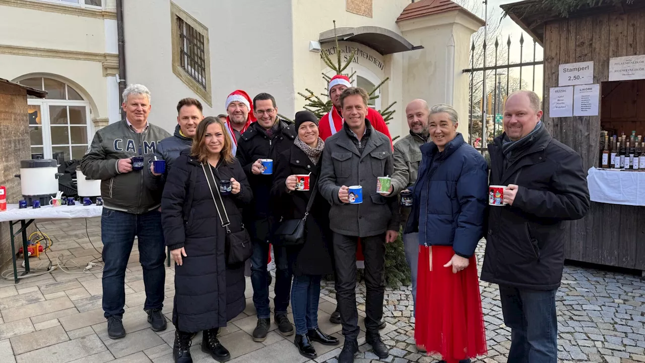 Großer Weihnachtsmarkt mit tausenden Gästen im Katzelsdorfer Schloss