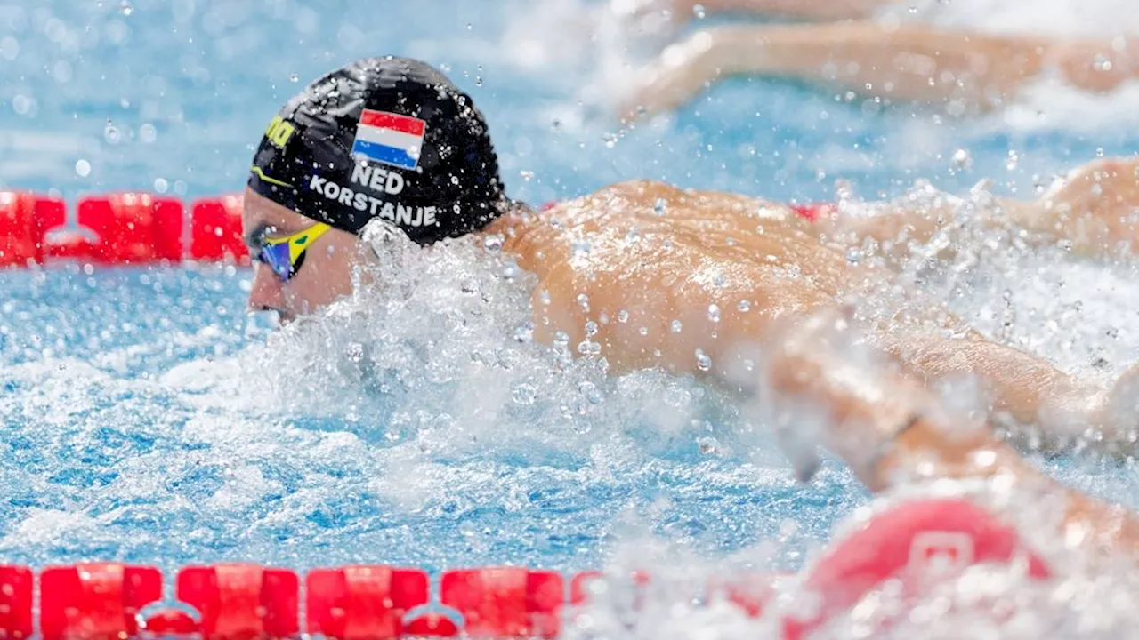 Korstanje scherpt record op vlinderslag weer aan, als tweede door op WK kortebaan