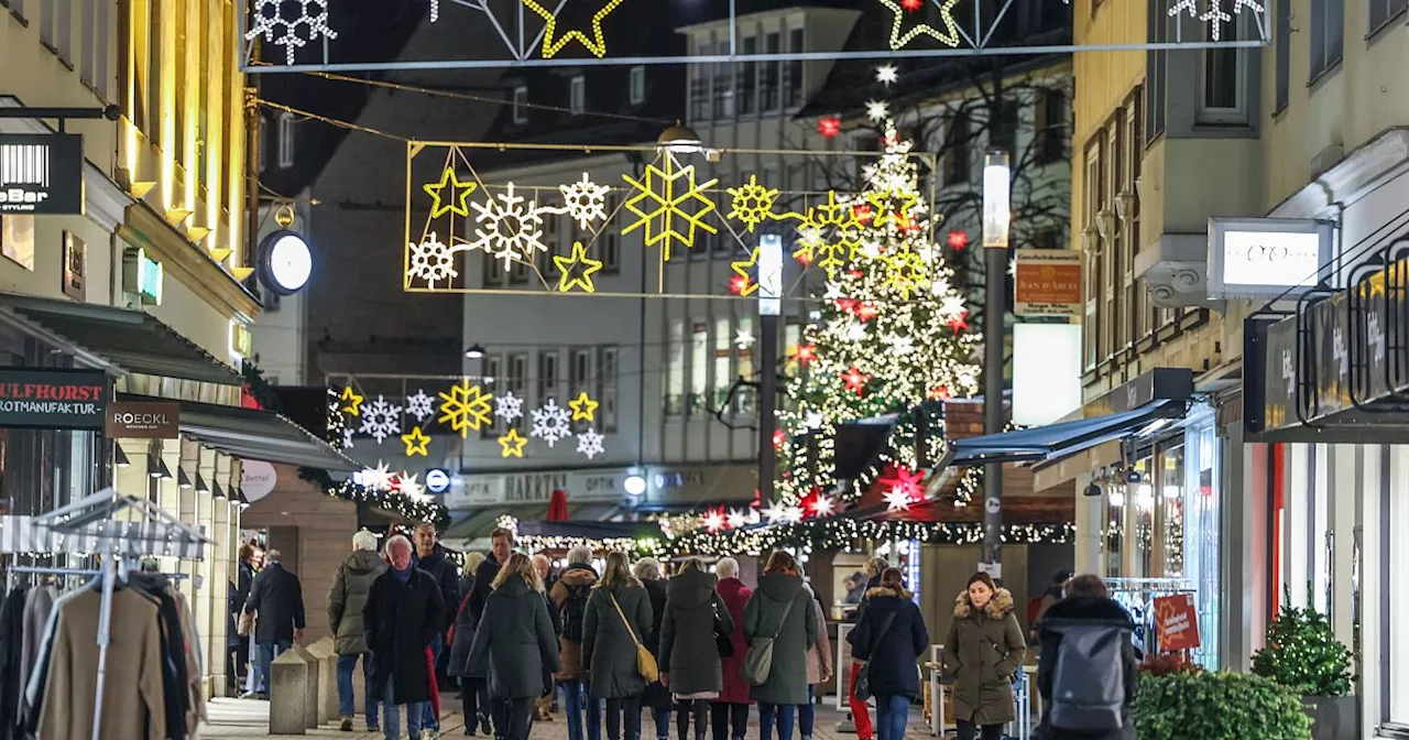 Verkaufsoffener Sonntag in Bielefeld lockt zum Weihnachtsshopping