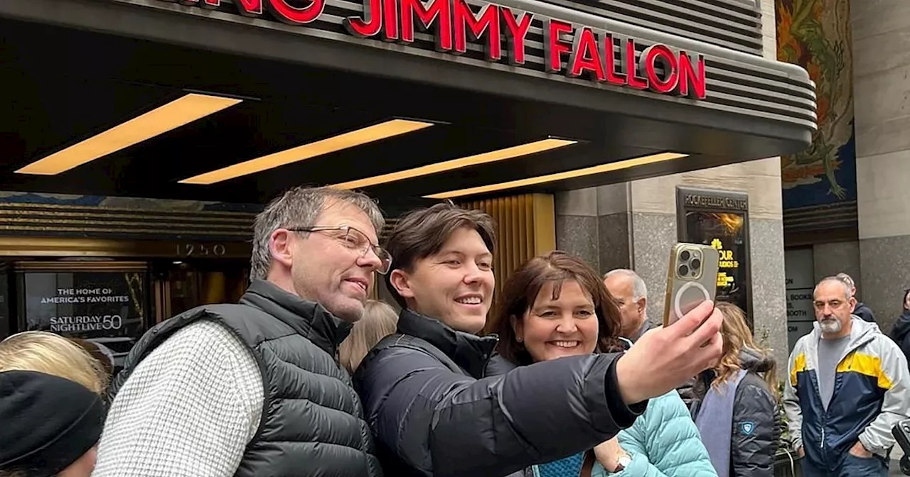 Versprechen eingelöst: bayerische Familie bei Jimmy Fallon