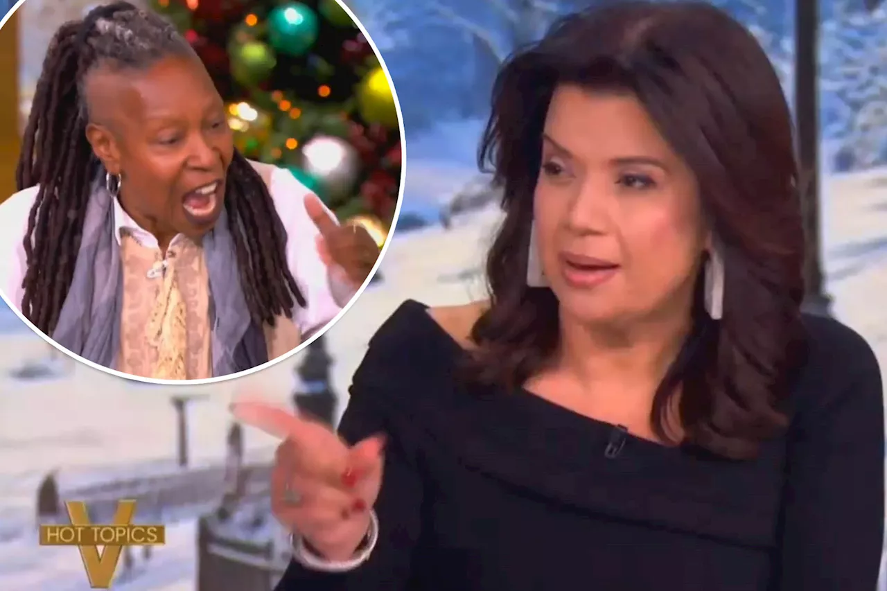 Ana Navarro, Whoopi Goldberg get into heated exchange on ‘The View’ over whether it’s time to ‘panic’ about Trump