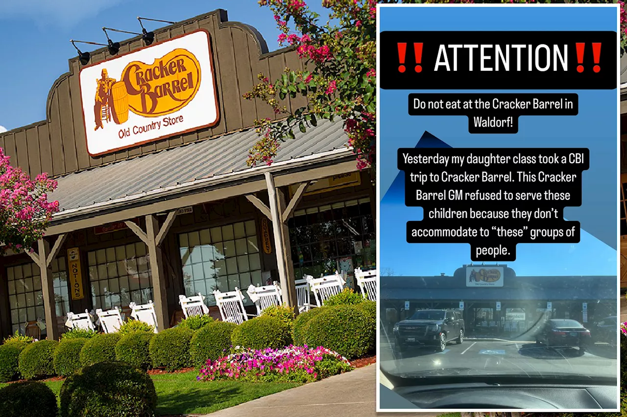 Cracker Barrel apologizes after Maryland restaurant refused to serve special needs students