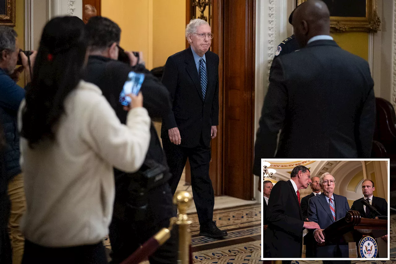 Mitch McConnell, 82, cuts his face, treated by EMTs after falling on Capitol Hill: source