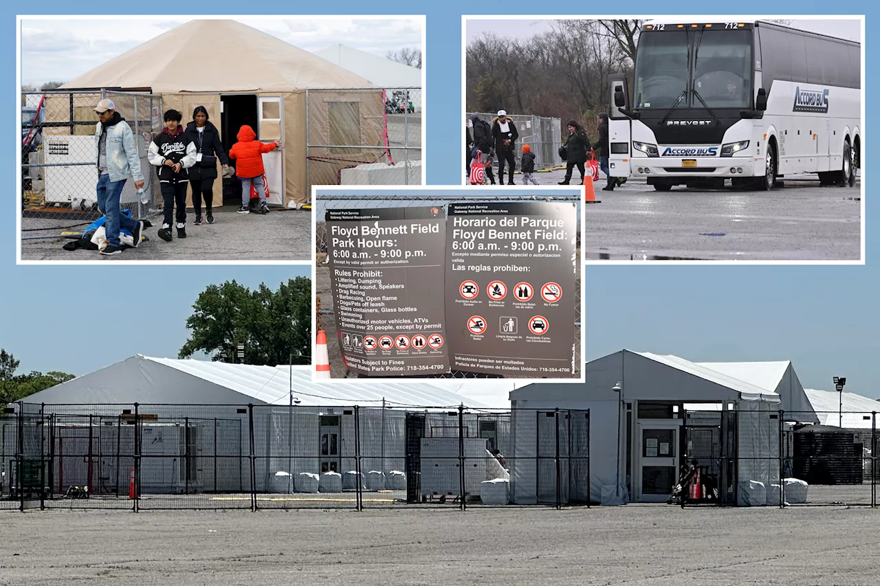 NYC's Floyd Bennett Field migrant shelter to close in January as number of asylum seekers drops: City Hall