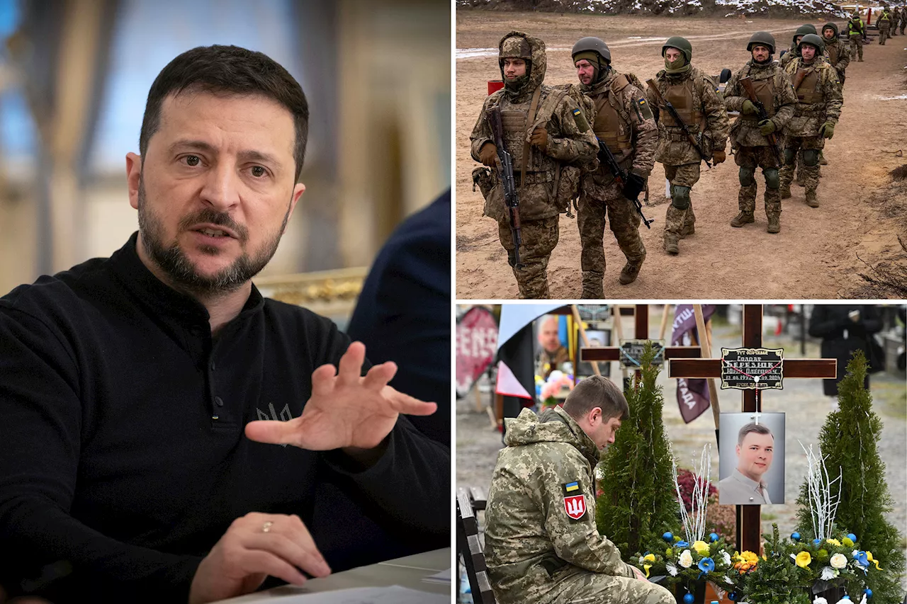 Ukraine has lost 43K soldiers since start of Russian war, Zelensky says in rare update