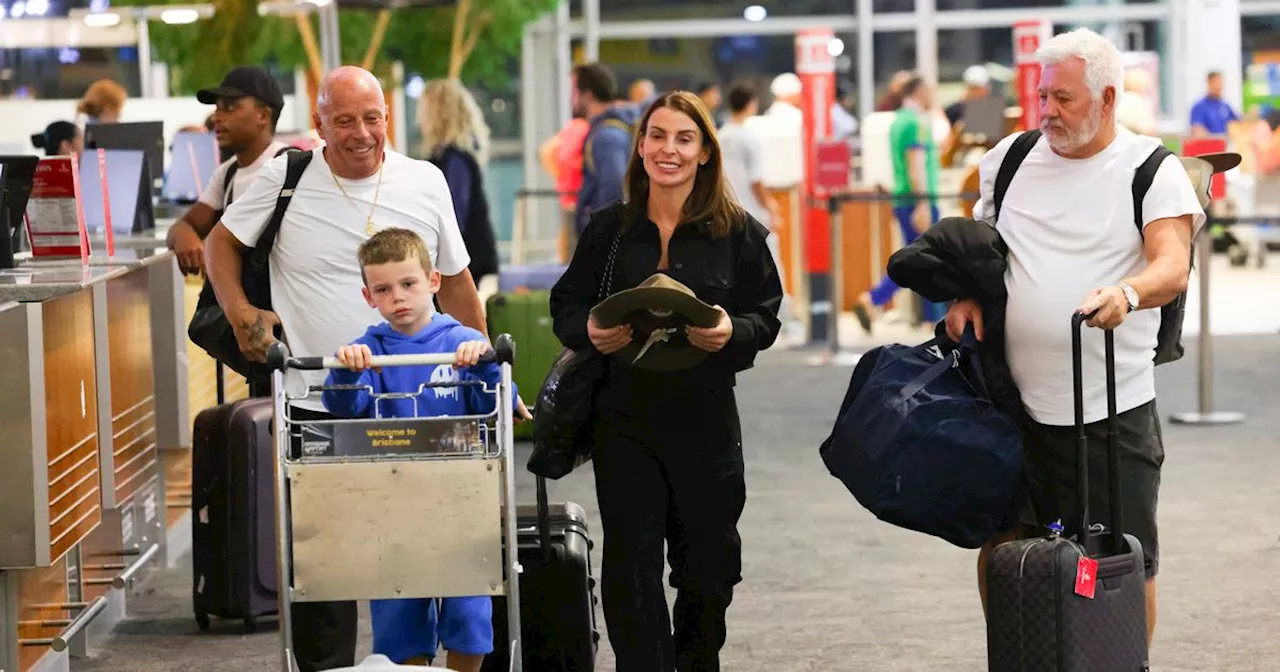 I'm A Celeb stars GK Barry, Coleen Rooney and Jane Moore spotted at airport