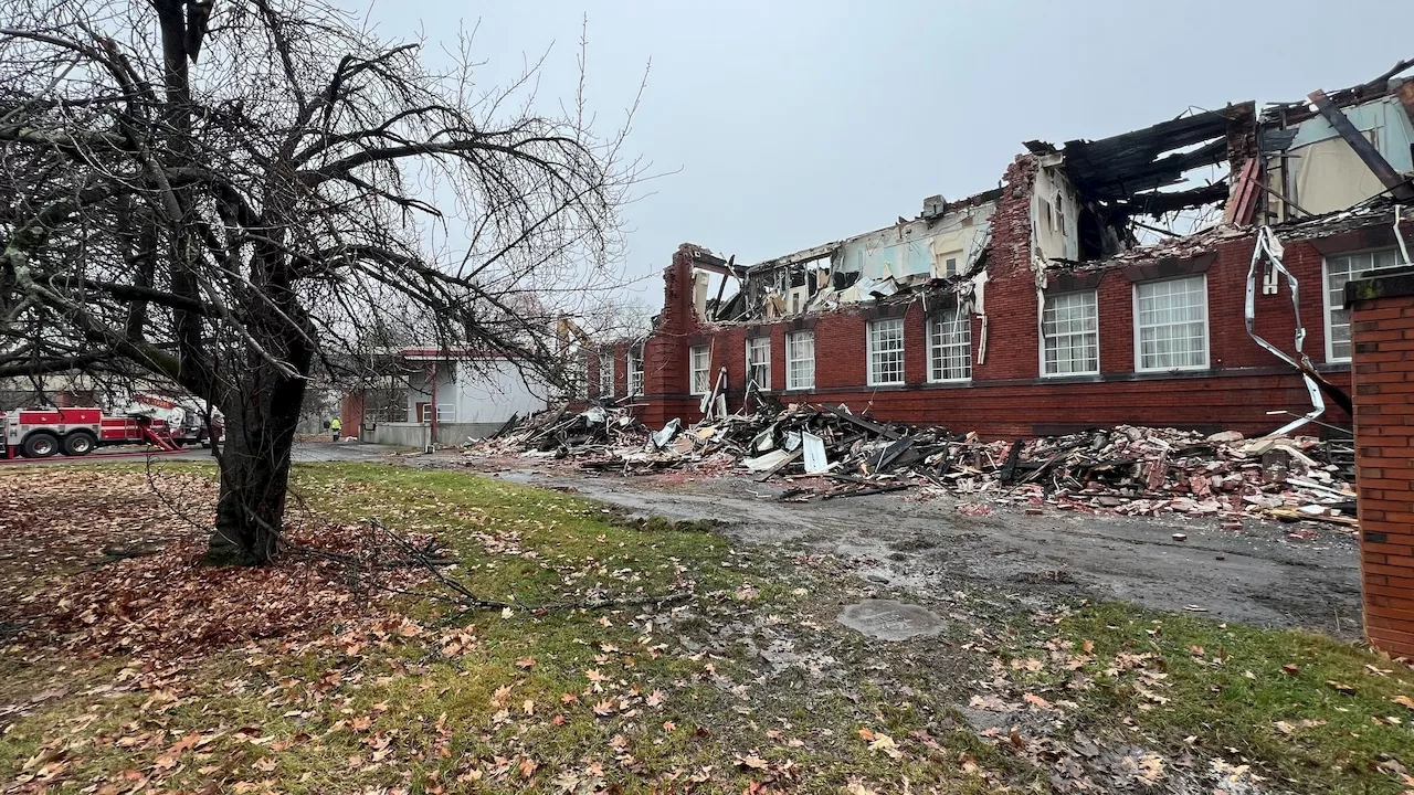 Overnight fire destroys building at former Harrisburg State Hospital grounds