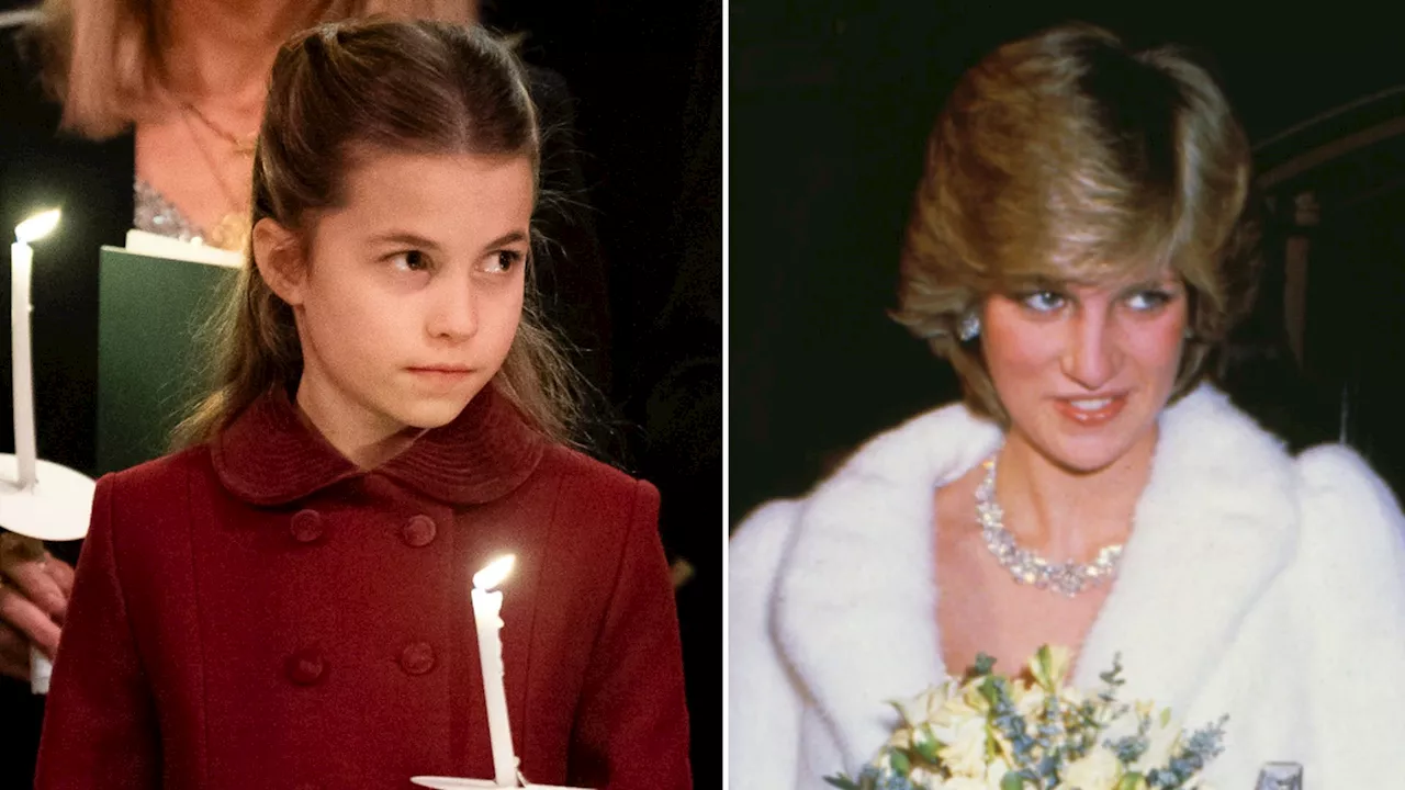 Prinzessin Charlotte ähnelte Oma Diana bei Weihnachtskonzert