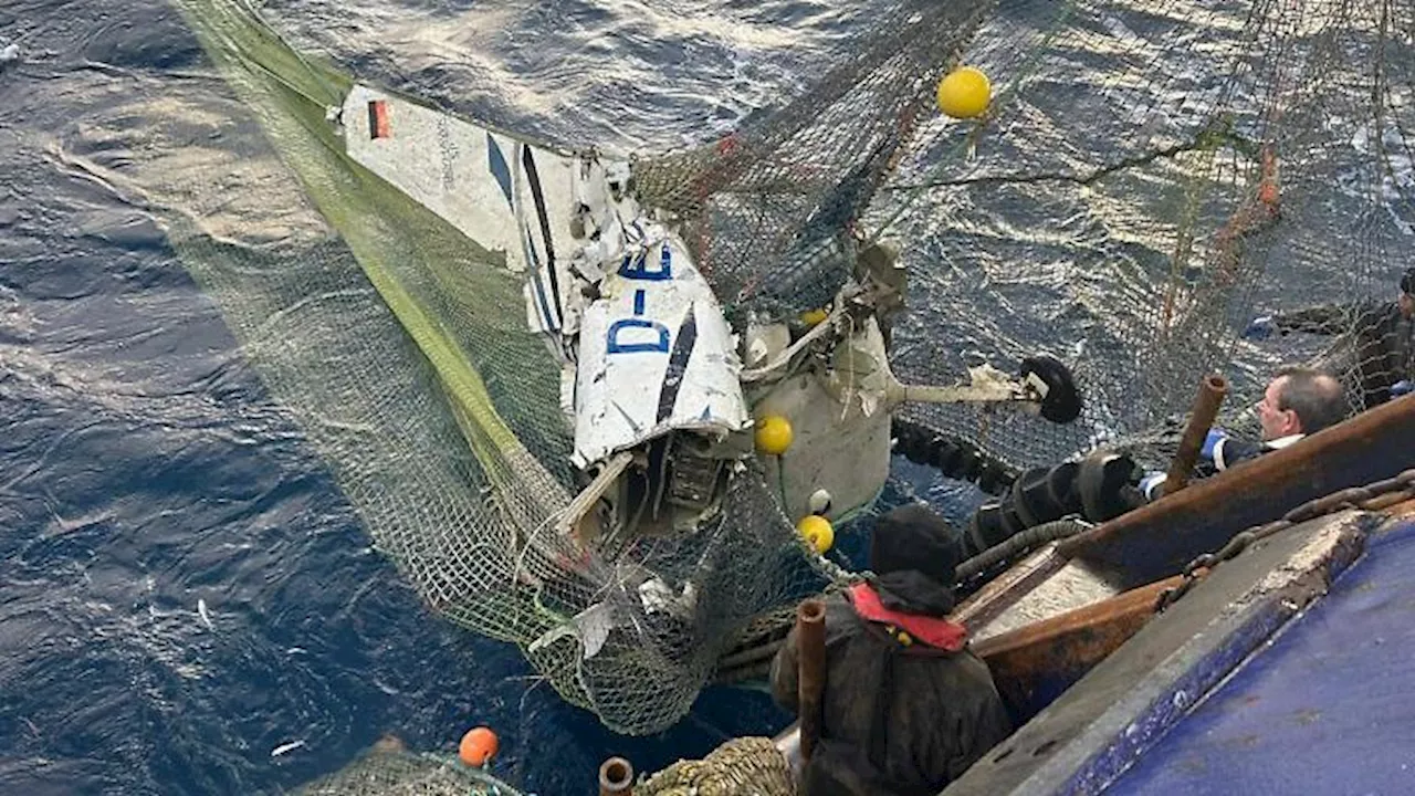 Fischer findet vermisstes Flugzeug in Nordsee – darin ist eine Leiche