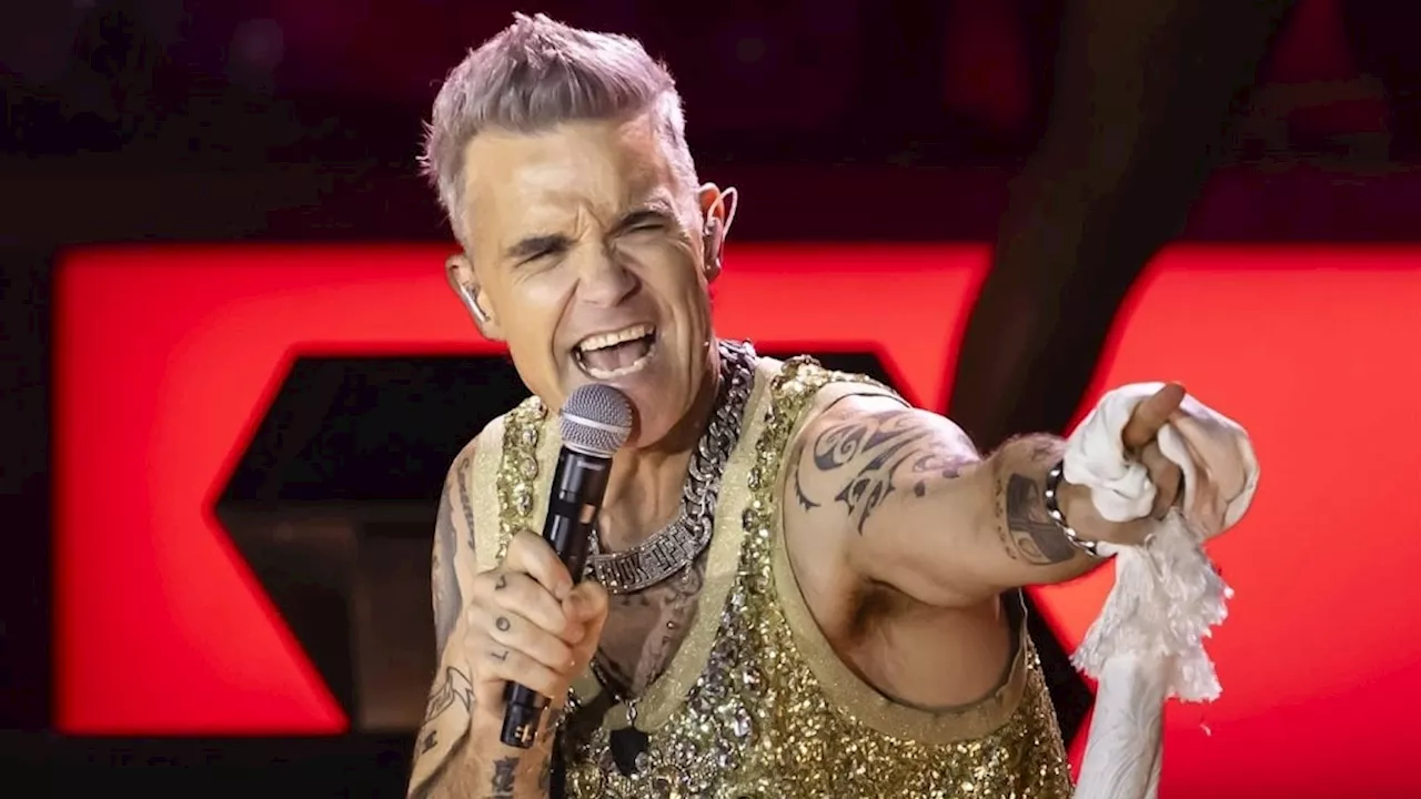 Robbie Williams in Amsterdam voor film over zijn leven