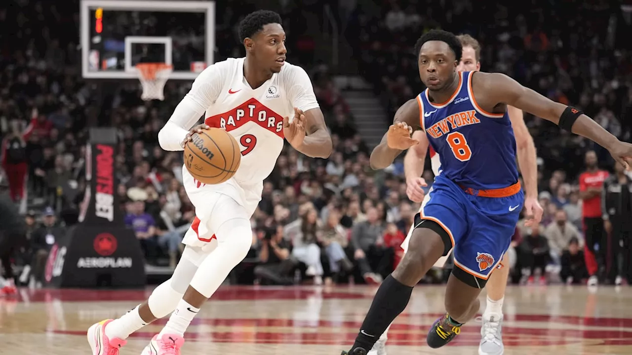 NBA Fans React To RJ Barrett's Performance In Knicks-Raptors Game