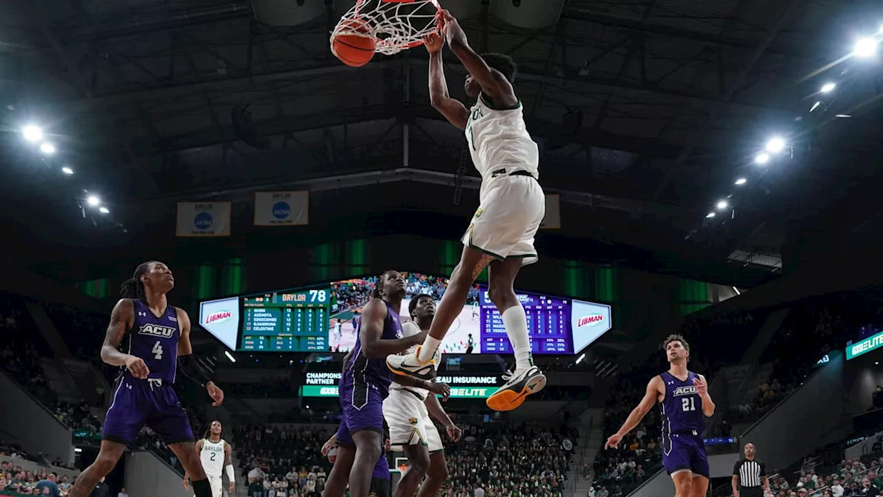 VJ Edgecombe Puts Athleticism on Display in a Baylor Victory