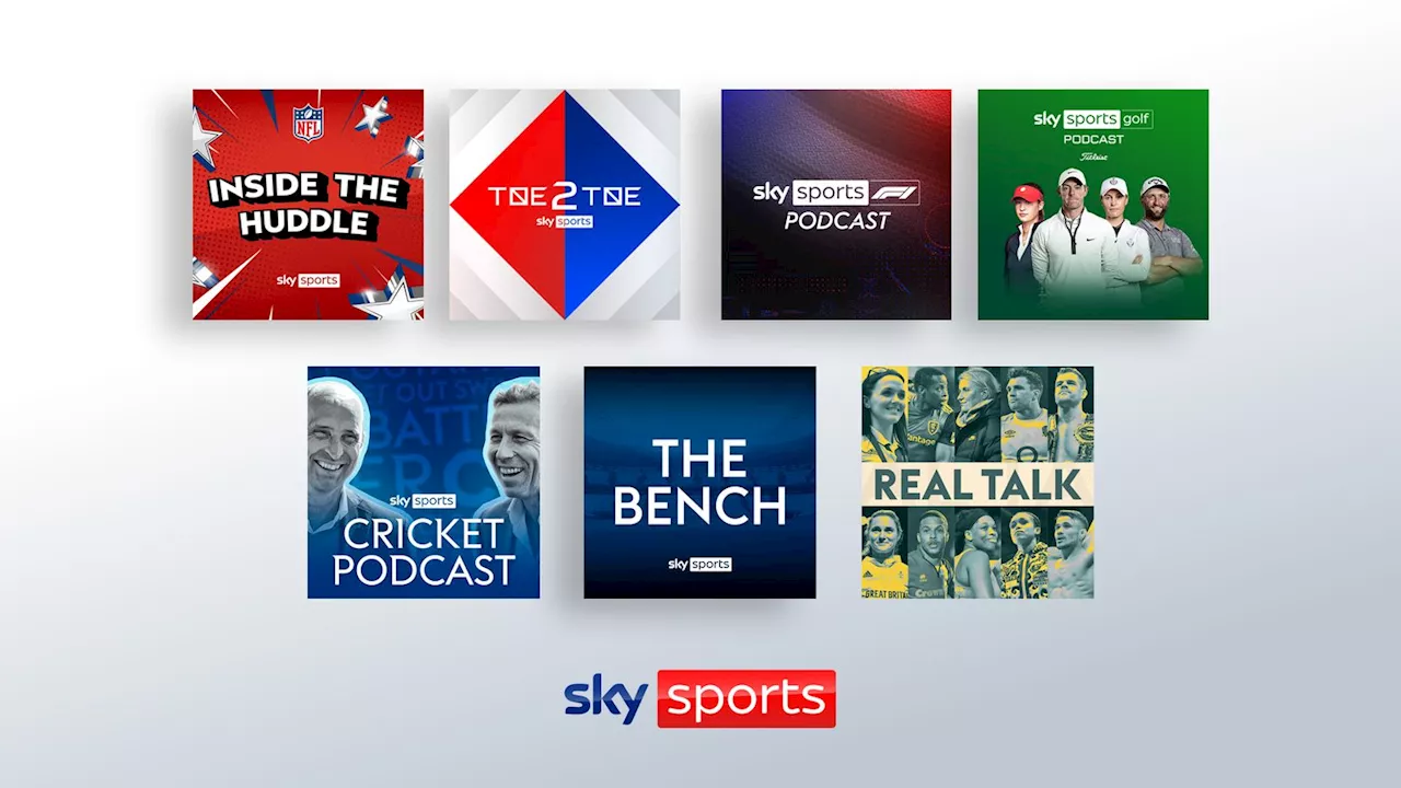 2025 Sports Podcast Awards: Seven Sky Sports podcasts nominated