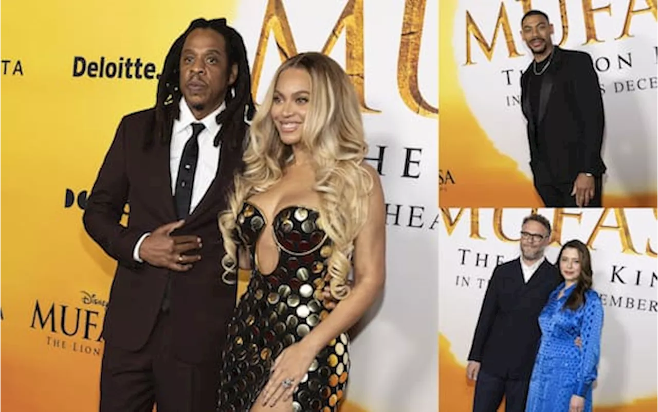 Mufasa: Il Re Leone, alla première a Los Angeles anche Beyoncé e Jay-Z. FOTO