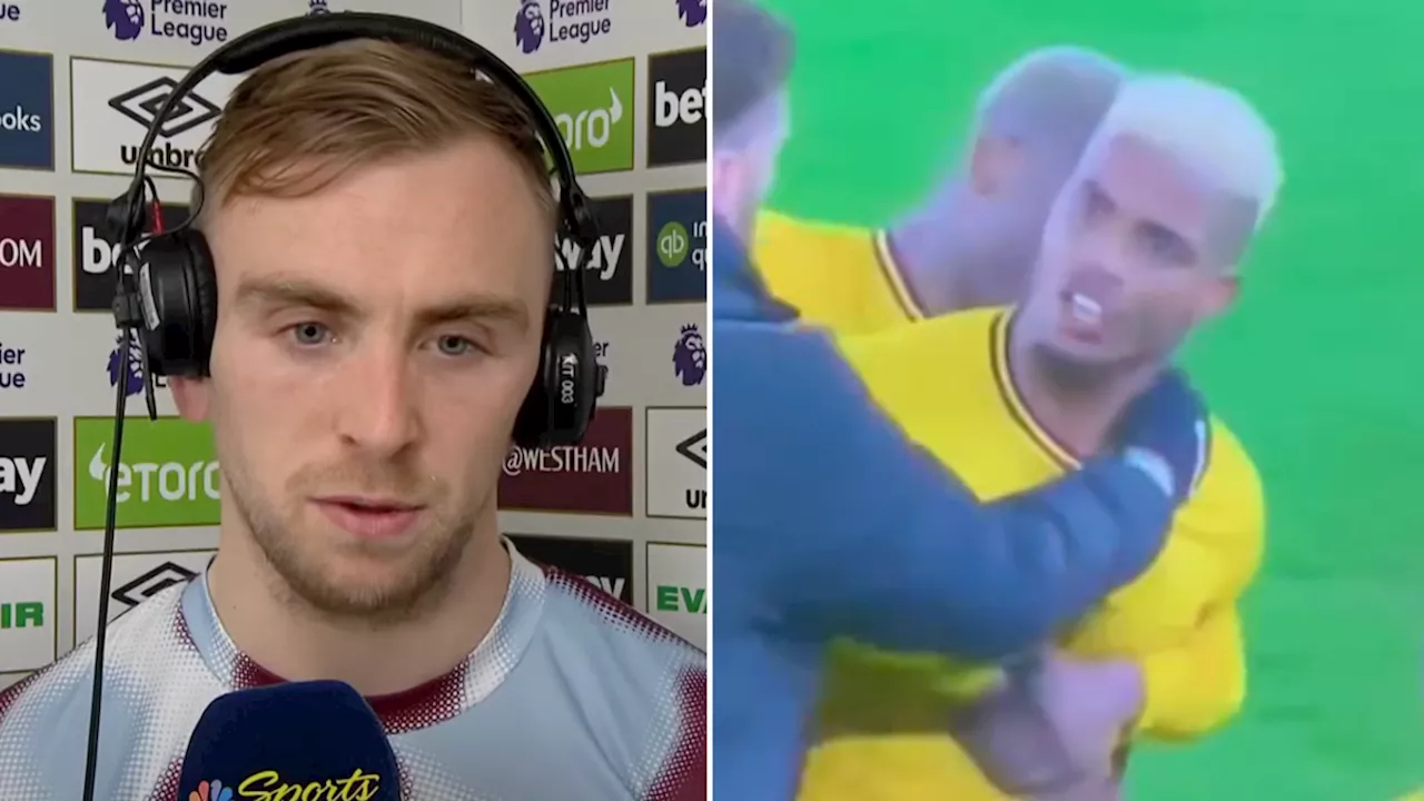 Jarrod Bowen reveals what he said to Mario Lemina as Wolves captain loses his head after West Ham game