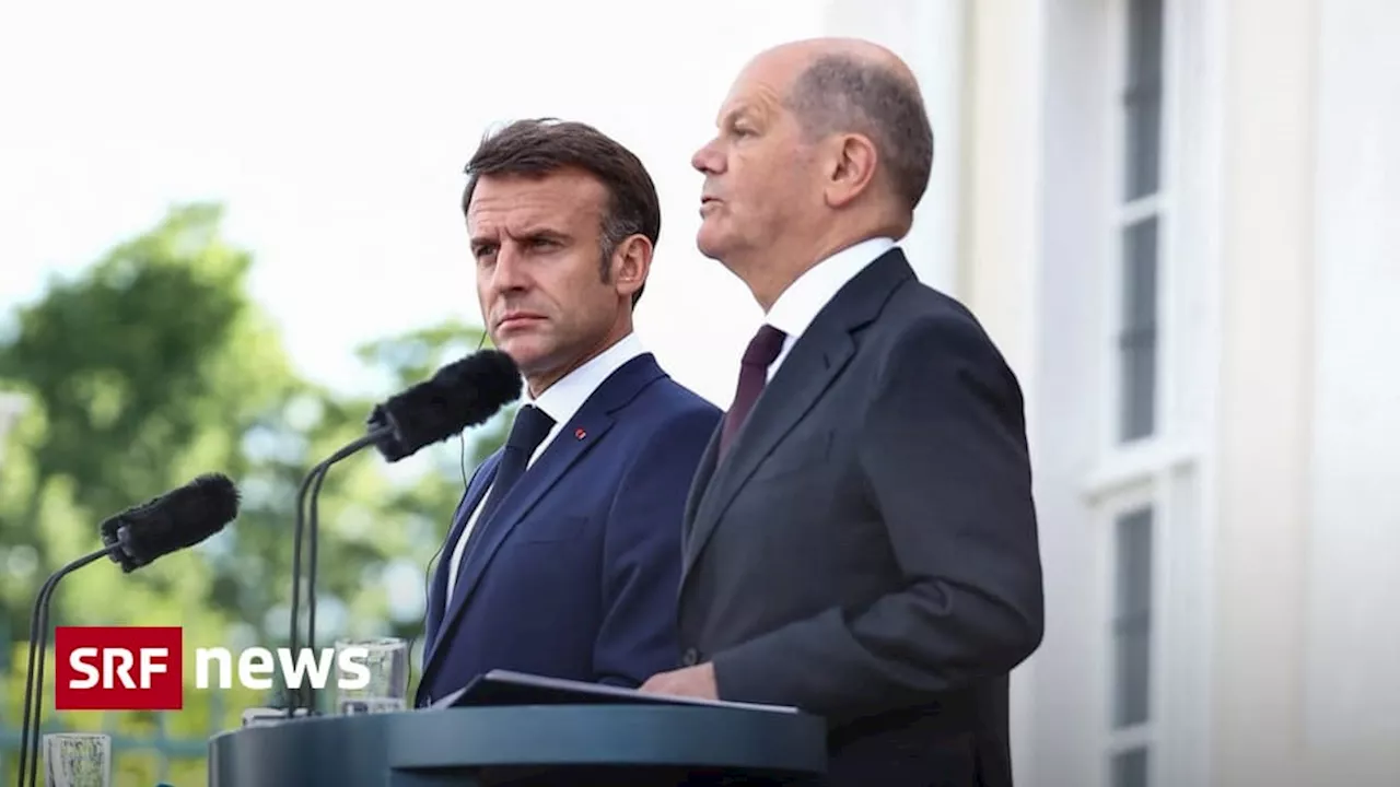  Scholz und Macron bereit zur Zusammenarbeit mit Rebellengruppen