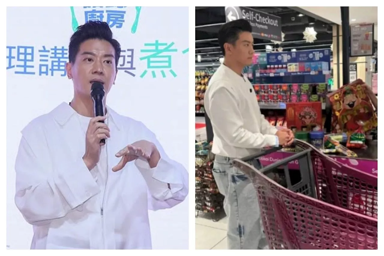 HK actor Lai Lok Yi spotted buying groceries at mall in Petaling Jaya