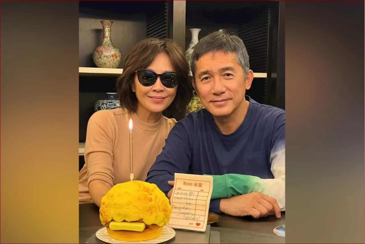 HK actress Carina Lau celebrates 59th birthday with husband Tony Leung