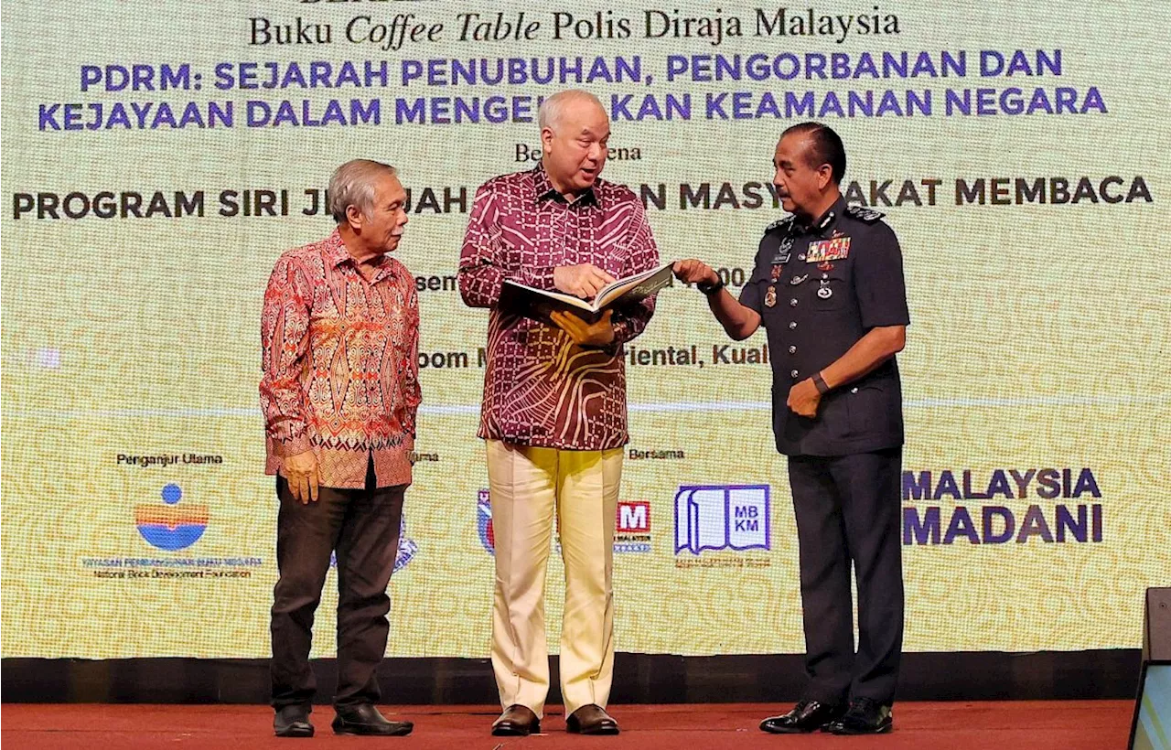 Perak Ruler launches coffee table book on PDRM's history