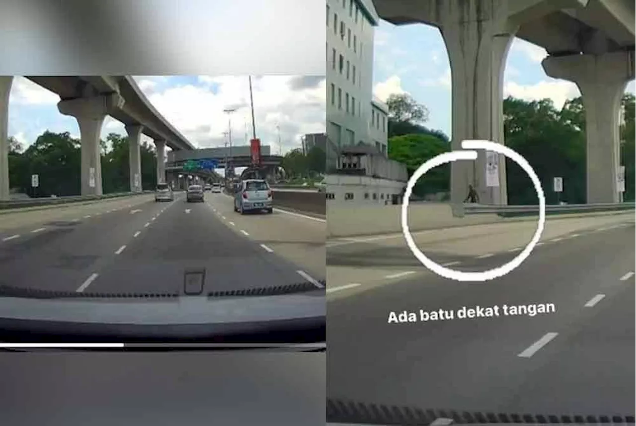 QuickCheck: Was a man throwing stones at traffic in Petaling Jaya?