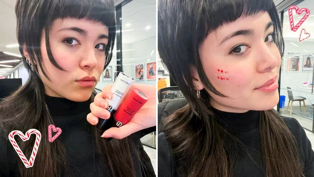 The Candy Cane Blush Trend Is Taking Over TikTok — Here's How to Do It