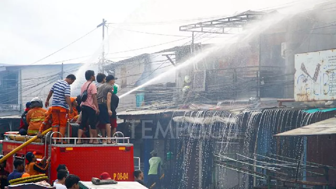 Puluhan Rumah Hangus Akibat Kebakaran di Kawasan Kemayoran