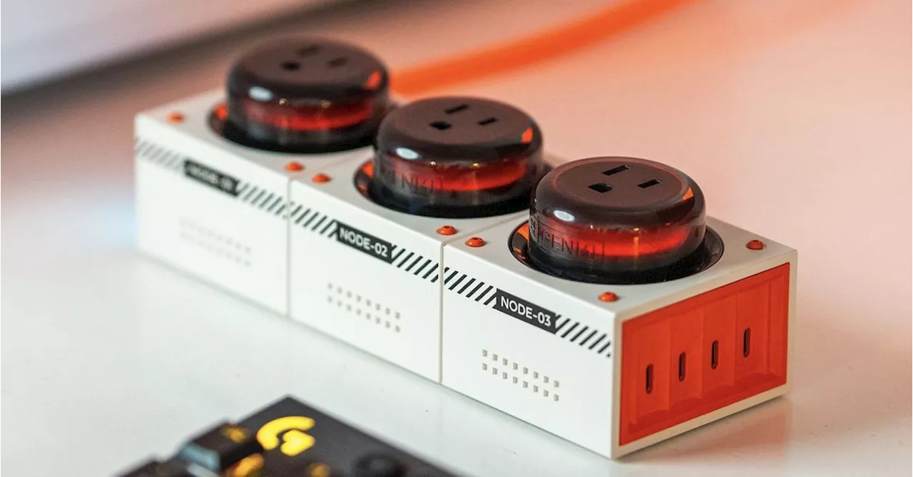 I want to push the big red AC buttons on Genki’s USB-C packed power strip