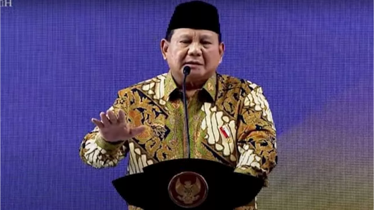 Prabowo Minta Semua Kepala Lembaga Negara Hemat: Saya Bertekad Perangi Kebocoran