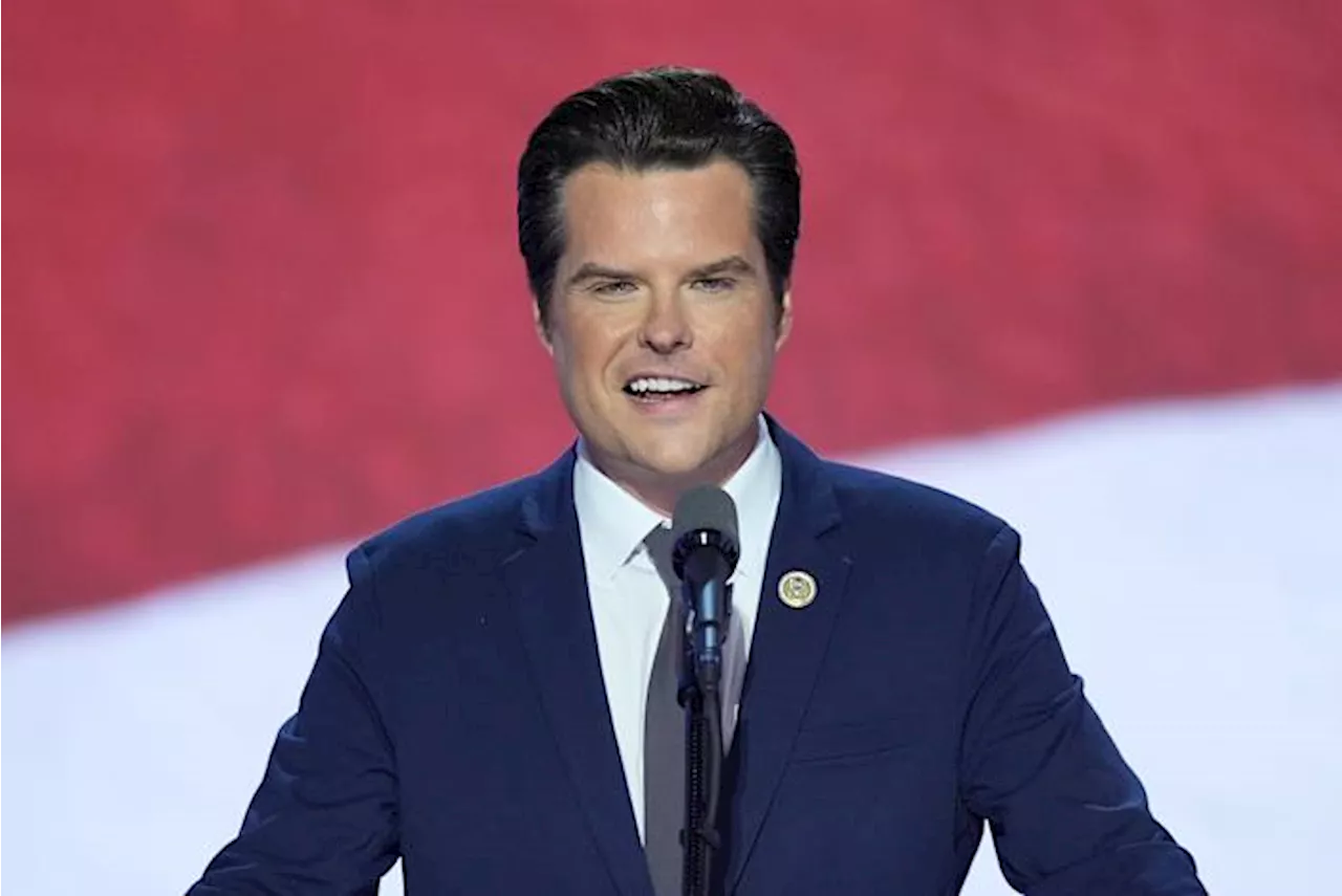 After withdrawing as attorney general nominee, Matt Gaetz lands a talk show on OANN television