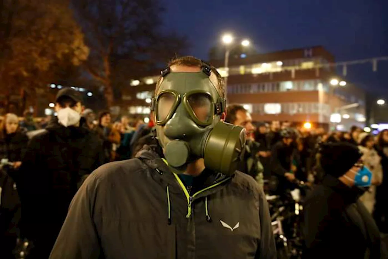 Citizens against smog: Protesters in North Macedonia demand action against pollution