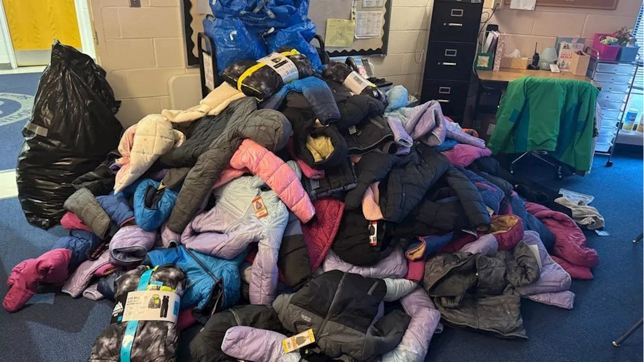 Hundreds of hats, gloves, coats collected for families in need