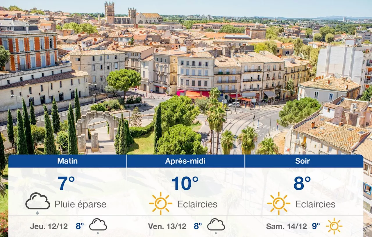 Météo Montpellier: prévisions du mercredi 11 décembre 2024