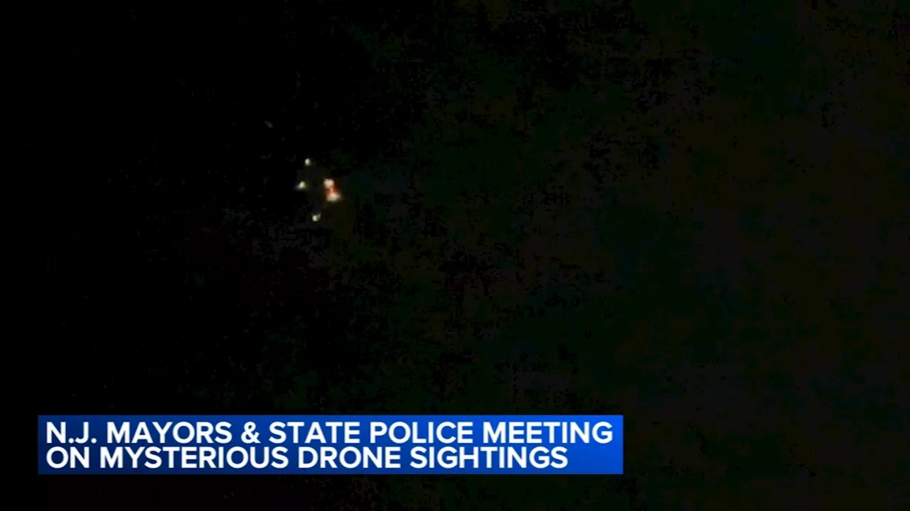 Homeland security officials meet with lawmakers about mysterious drone flights in New Jersey